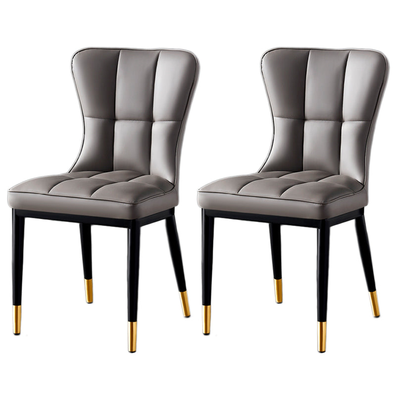 Parsons Dining Room Chair Glam Armless Dining Chairs for Home