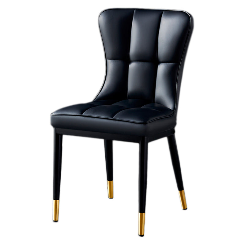 Parsons Dining Room Chair Glam Armless Dining Chairs for Home