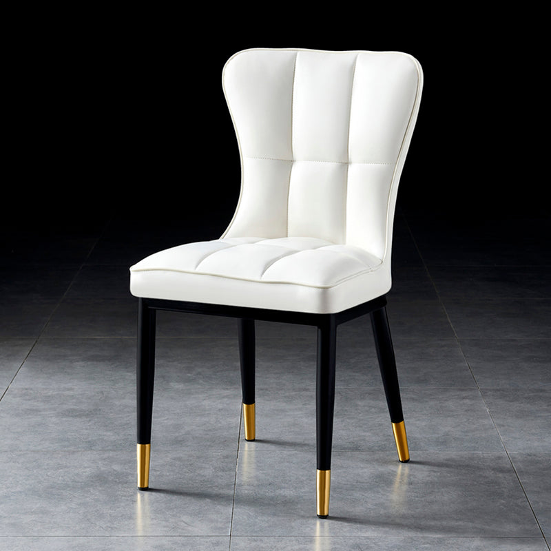 Parsons Dining Room Chair Glam Armless Dining Chairs for Home