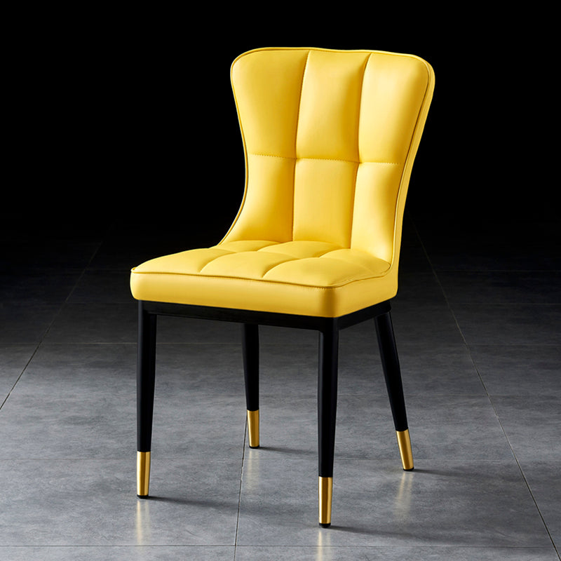 Parsons Dining Room Chair Glam Armless Dining Chairs for Home