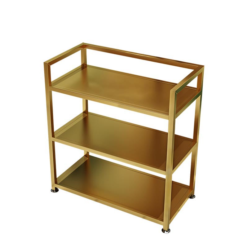 Modern 25.59"H Stationary Prep Table Metal Prep Table for Home Use