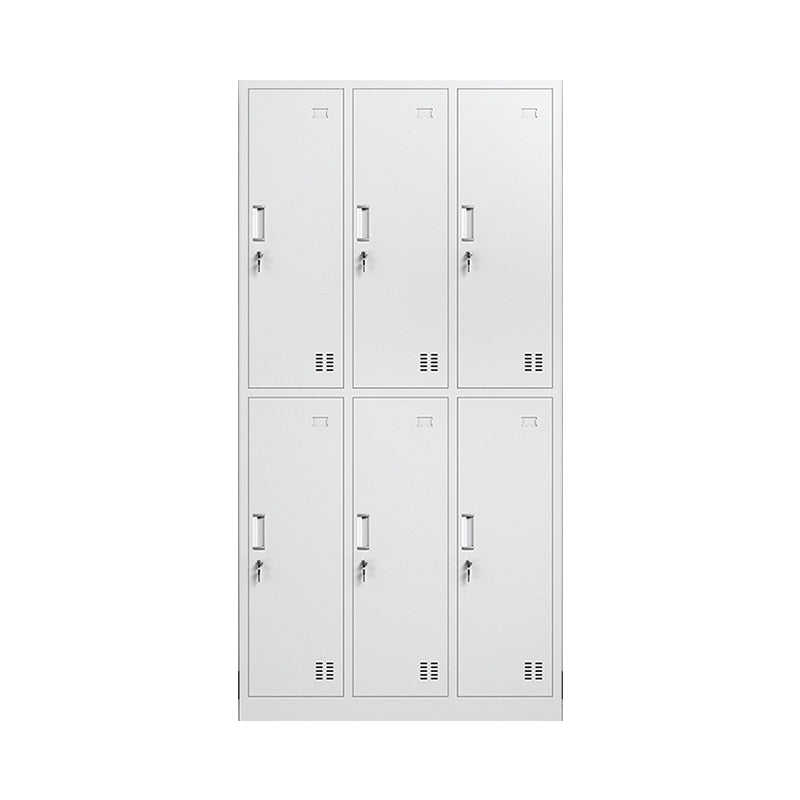Metal Contemporary Cabinet for Home White Steel Storage Cabinet