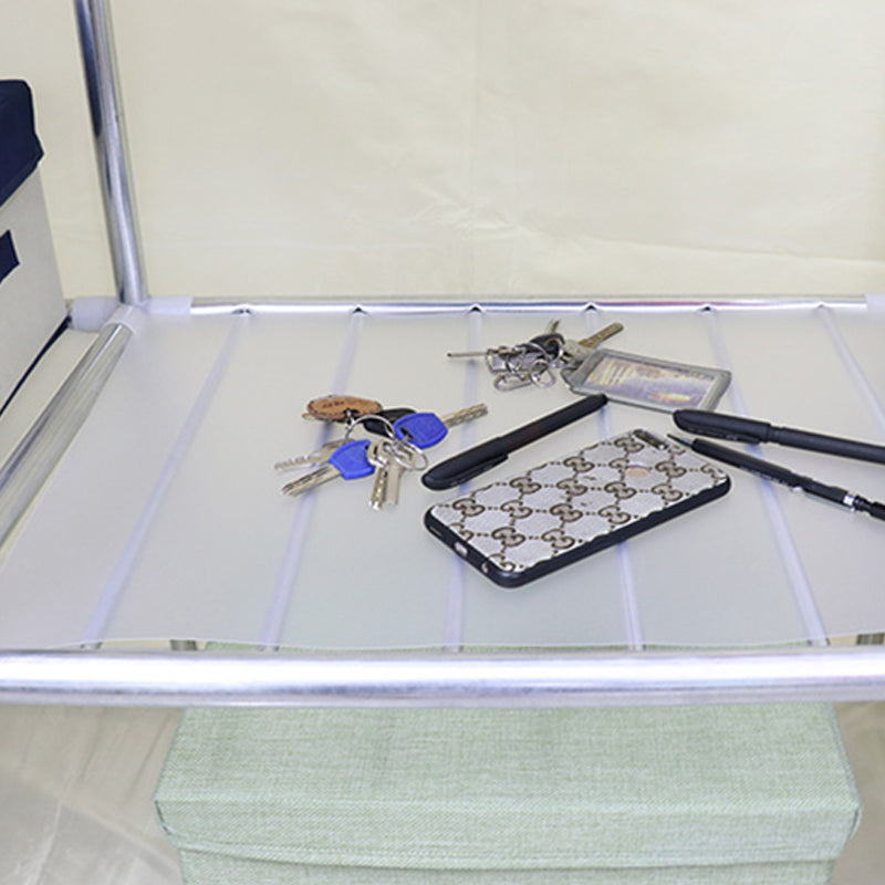 Modern Style Wardrobe Metal 1-Door Wardrobe Closet for Bedroom