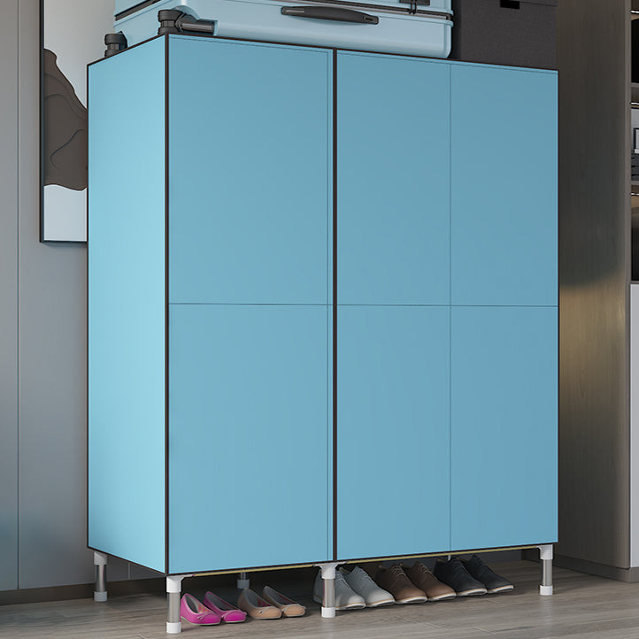 Metal Frame Wardrobe Cabinet Contemporary Style Wardrobe for Home