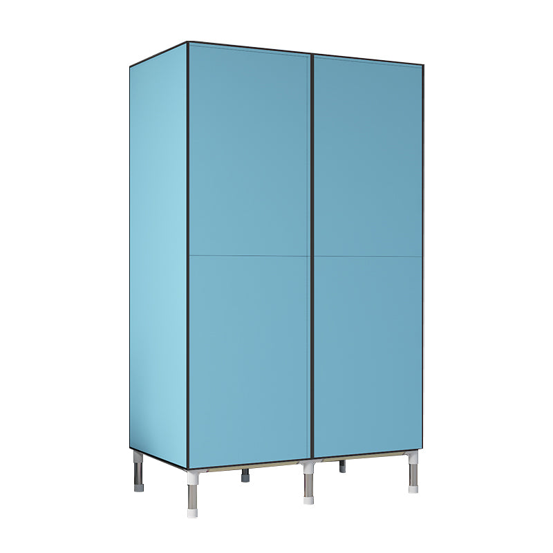 Metal Frame Wardrobe Cabinet Contemporary Style Wardrobe for Home