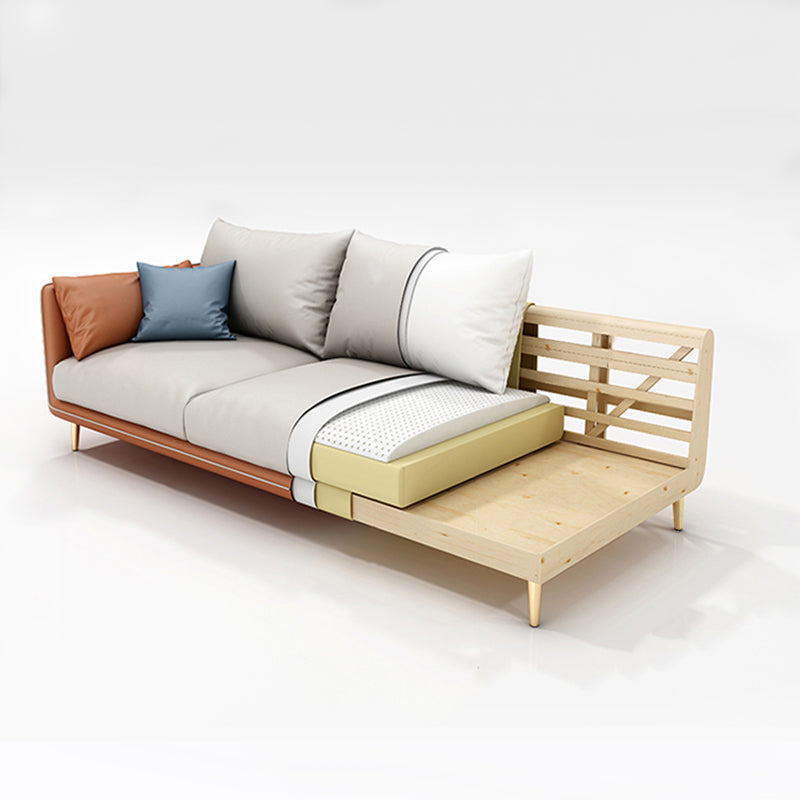Glam Cushions Standard Pillow Top Arm Living Room Stain Resistant Sofa