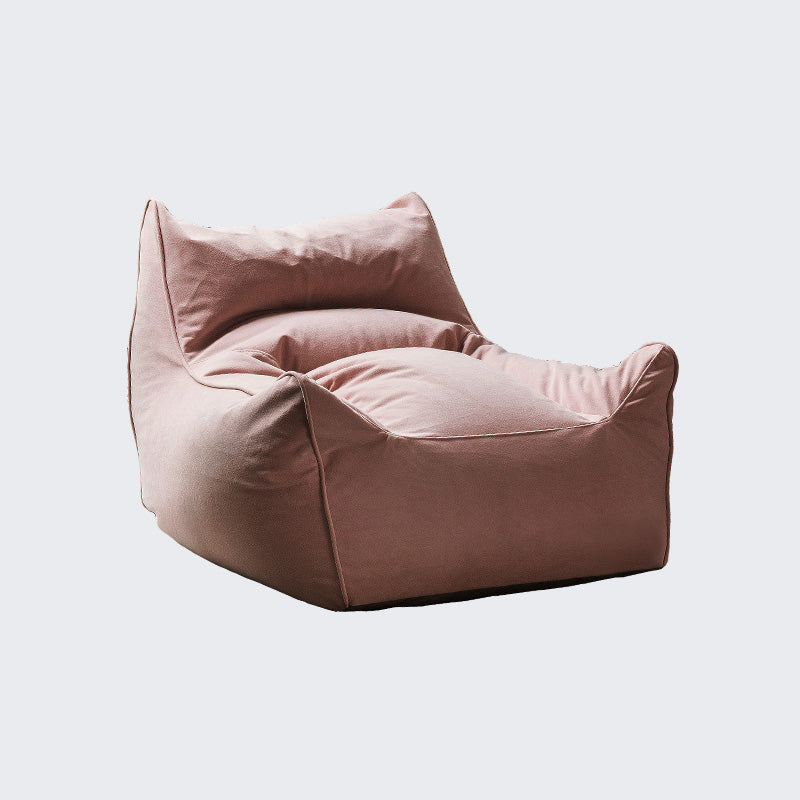 Arms Included Velvet Armchair with Sewn Pillow Back, 35.43" W √ó 39.37" L √ó 25.59" H