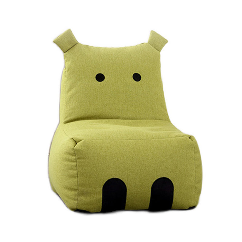 Linen Blend Armless Chair, 22.05" W √ó 17.72" L √ó 23.62" H/ 27.56" W √ó 23.62" L √ó19.69" H