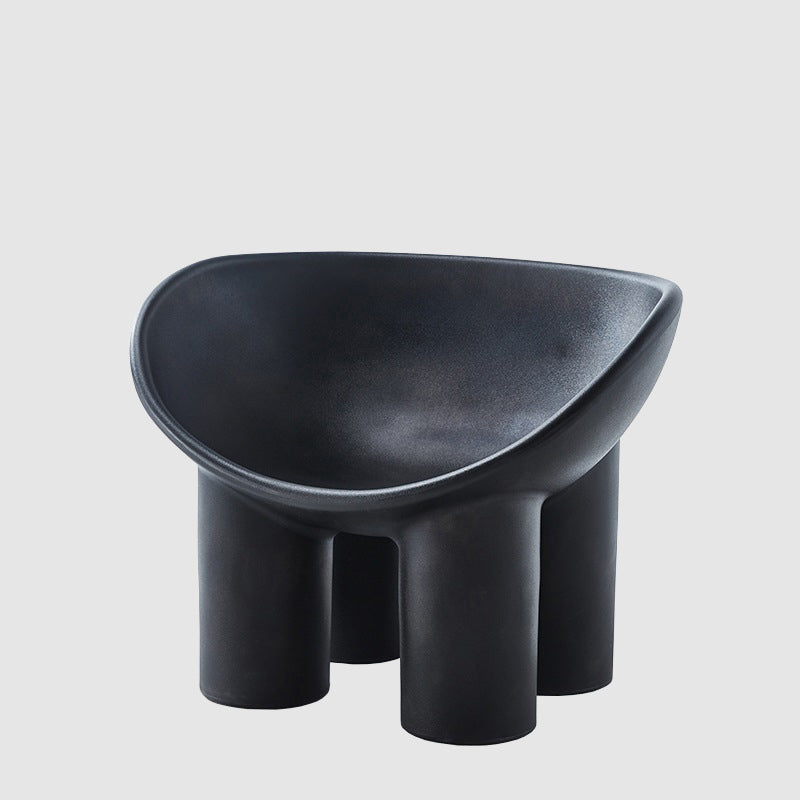 22.44" W √ó 32.68" L √ó 24.80" H Slipper Chair Armless Accent Chair with Basic Four Leg