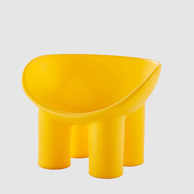 22.44" W √ó 32.68" L √ó 24.80" H Slipper Chair Armless Accent Chair with Basic Four Leg