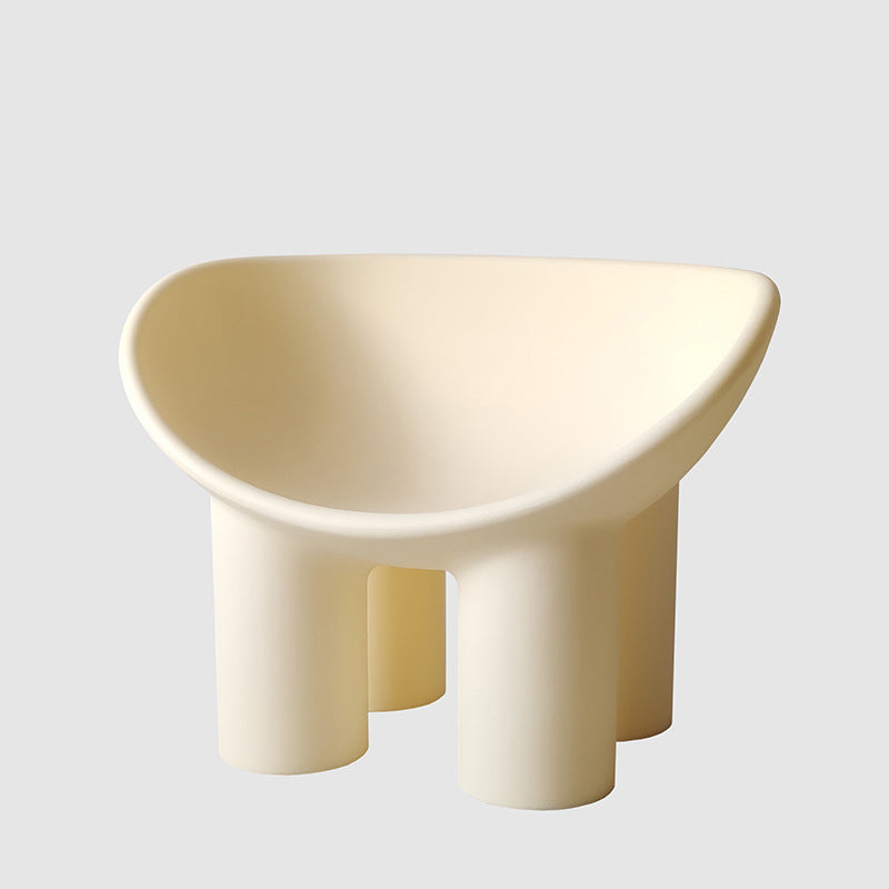 22.44" W √ó 32.68" L √ó 24.80" H Slipper Chair Armless Accent Chair with Basic Four Leg