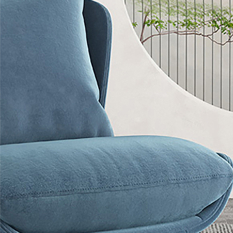 26.77"L x 26.38"W x 29.53"H Velvet Slipper Chair,Modern Armless Chair for Living Room