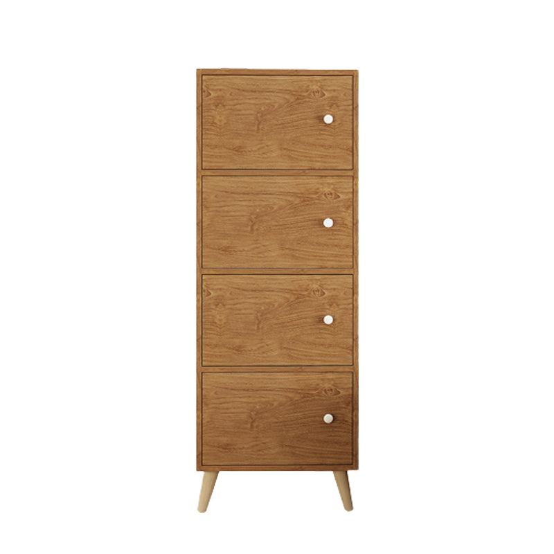 Contemporary Rectangle Accent Cabinet 9.44" Wide Wooden Storage Cabinet