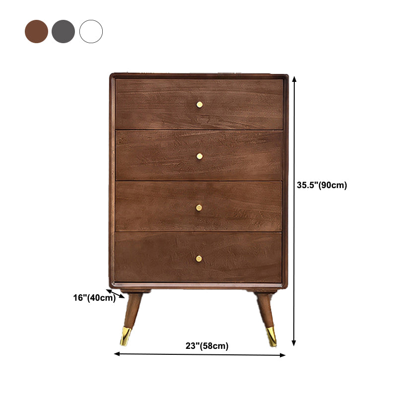 15.74" Wide Solid Wood Accent Chest with Drawer Contemporary Side Cabinet