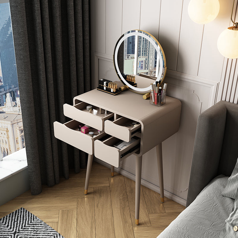 Bedroom Contemporary Storage Box Standing Vanity Dressing Table