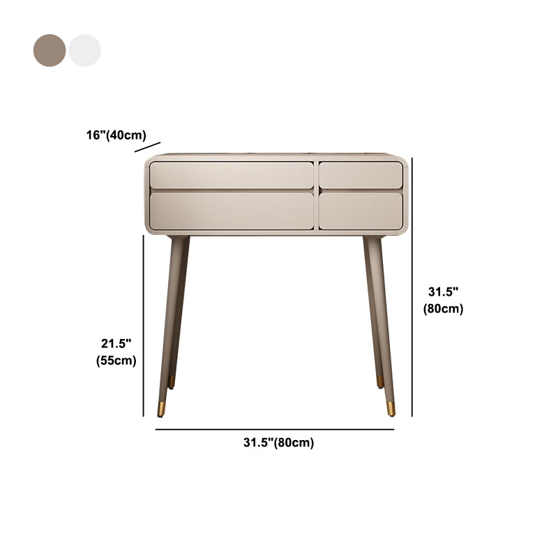 Bedroom Contemporary Storage Box Standing Vanity Dressing Table