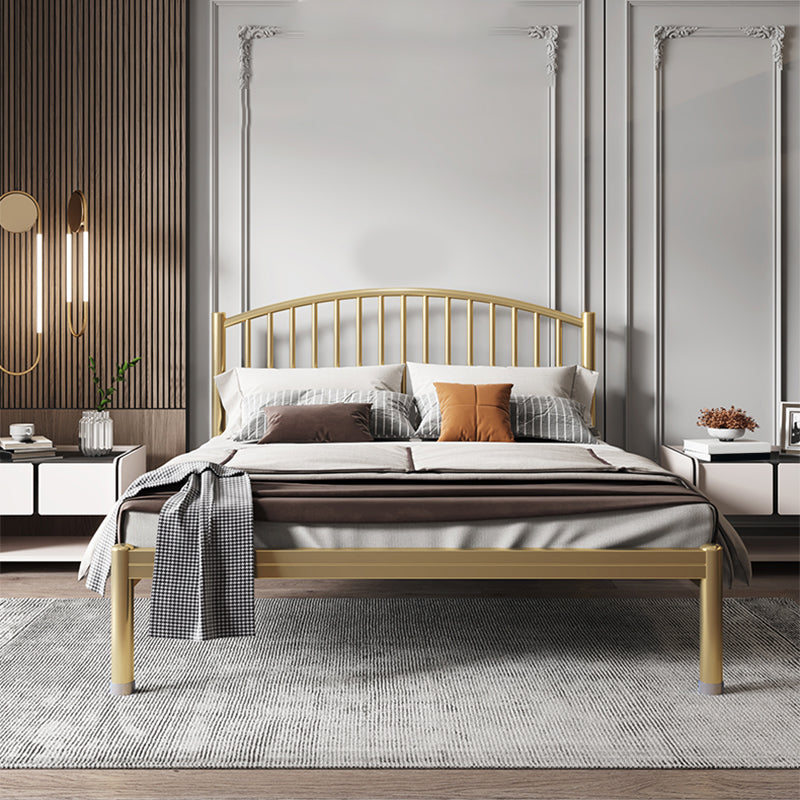 Stainless Steel Bed, 40.15 inch With Headboard and Footboard