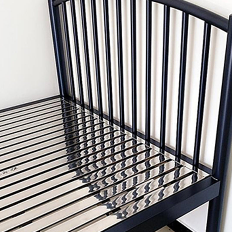 Stainless Steel Bed, 40.15 inch With Headboard and Footboard