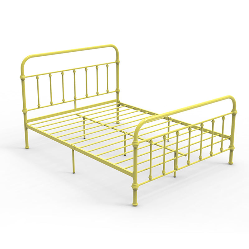 Modernism Open-Frame Bed with Headboard 47.24" Metal Bed Frame
