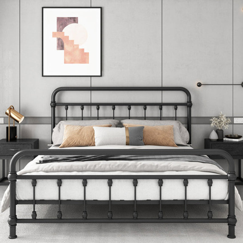 Modernism Metal Bed Frame with Headboard and Footboard 43.3" Bed Frame