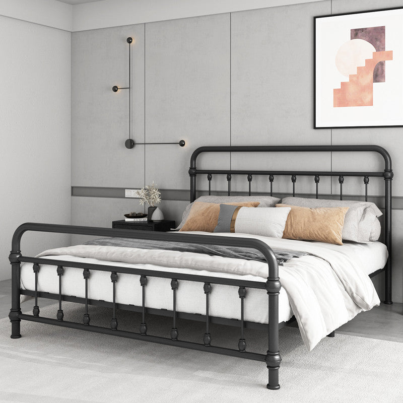 Modernism Metal Bed Frame with Headboard and Footboard 43.3" Bed Frame