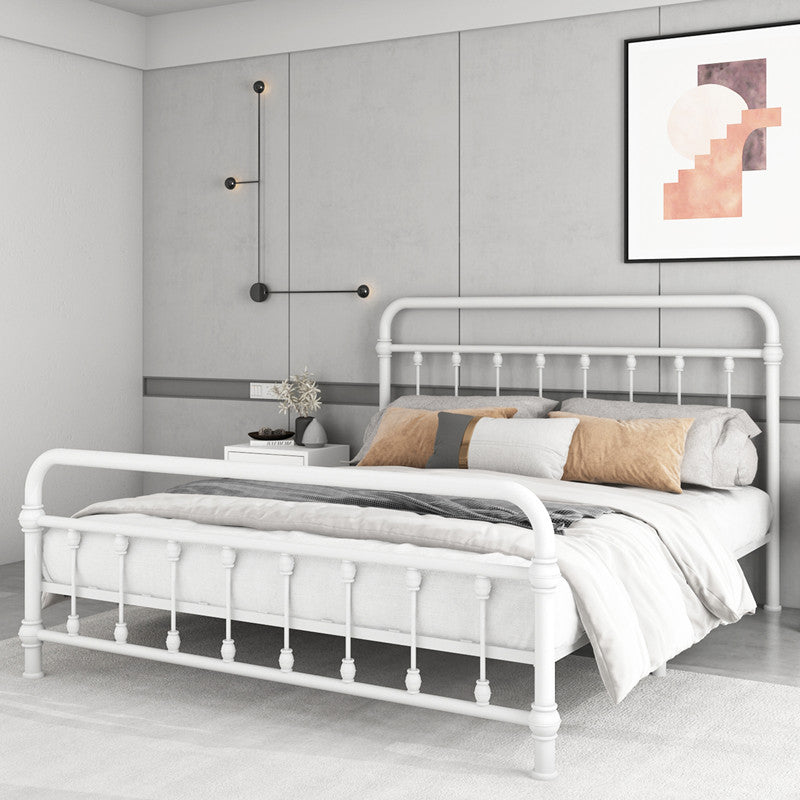 Modernism Metal Bed Frame with Headboard and Footboard 43.3" Bed Frame
