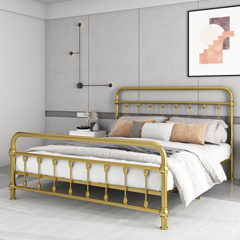 Modernism Metal Bed Frame with Headboard and Footboard 43.3" Bed Frame