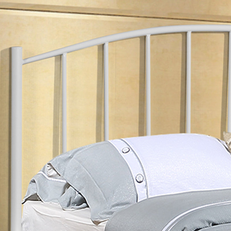 Arched Open-Frame Metal Bed 41" H Bed With Headboard and Footboard