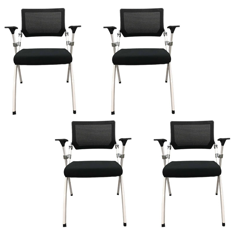 Modern Mesh and Plastic Desk Chair with Low Back Home Office Chair