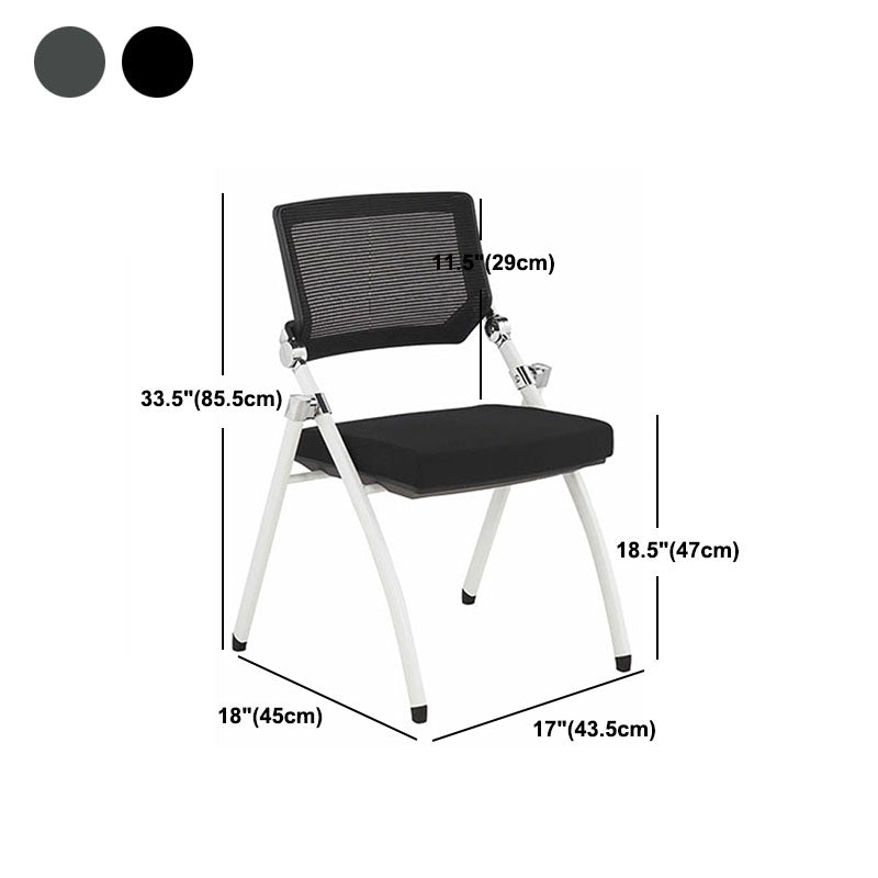Modern Mesh and Plastic Desk Chair with Low Back Home Office Chair