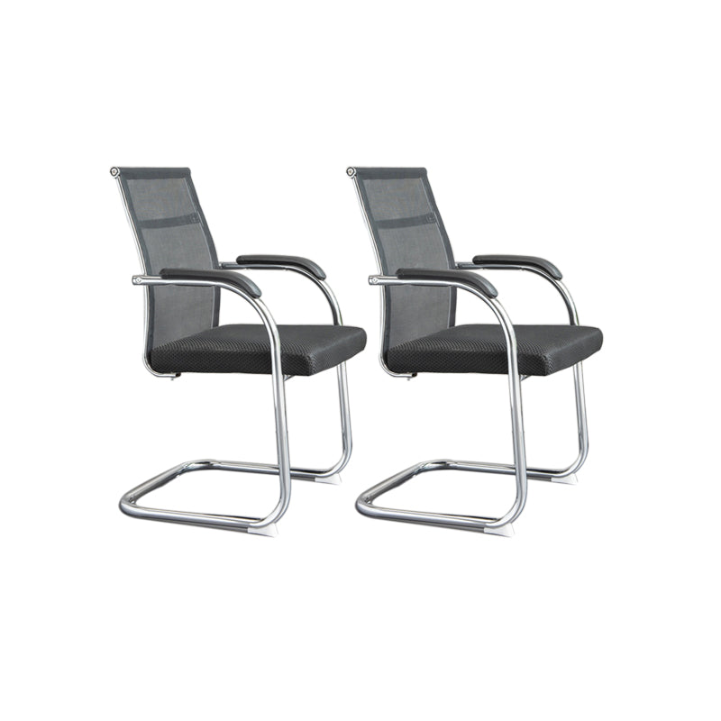 Ergonomic Mesh Desk Chair Fixed Arm Office Chair for Home Office
