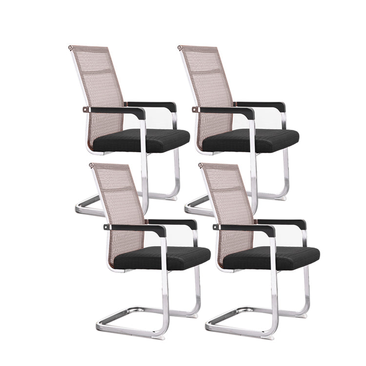 Ergonomic Mesh Desk Chair Fixed Arm Office Chair for Home Office