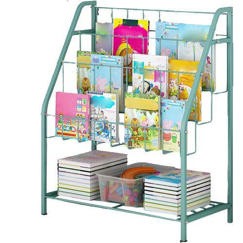3/4/5/6-shelf Ladder Bookcase Modern Metal and Closed Back Book Shelf