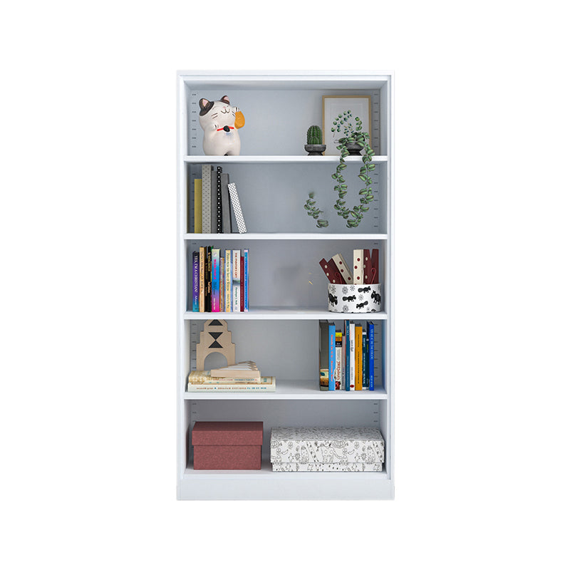 13" Wide Modern Bookshelf Closed Back Bookcase with Rectangular Shelves
