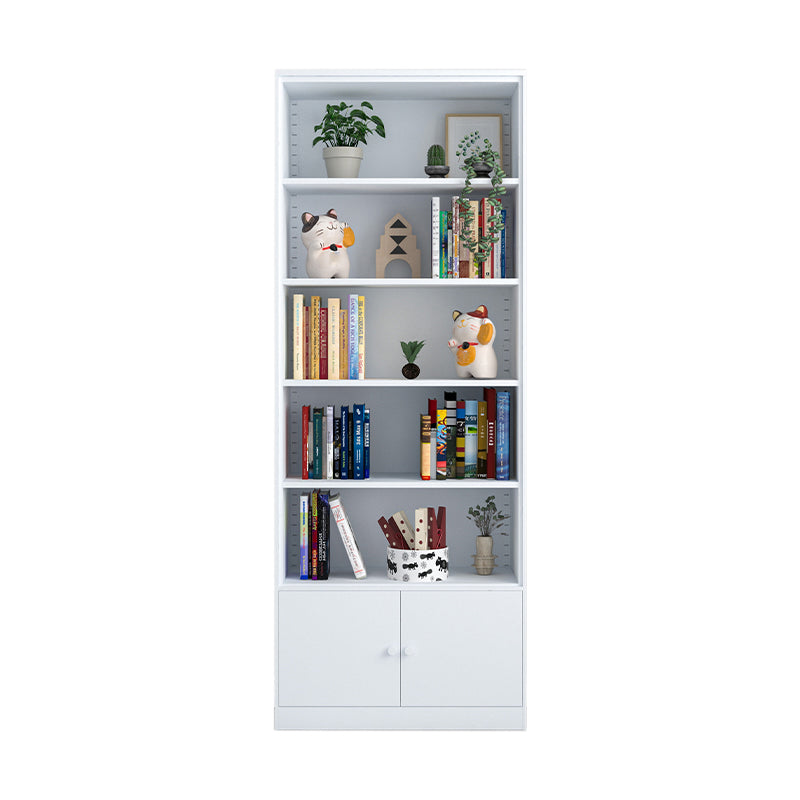 13" Wide Modern Bookshelf Closed Back Bookcase with Rectangular Shelves