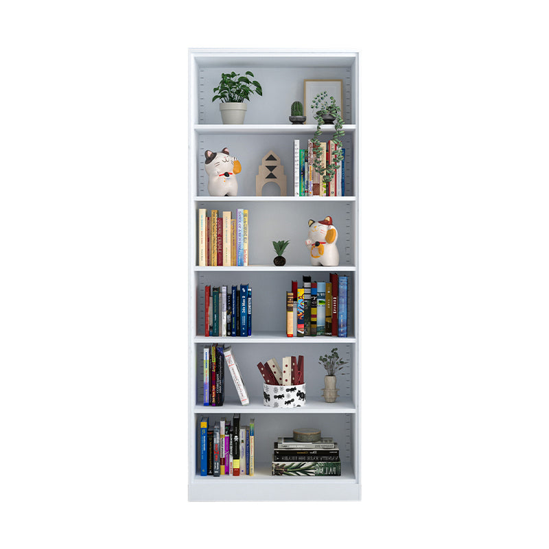 13" Wide Modern Bookshelf Closed Back Bookcase with Rectangular Shelves