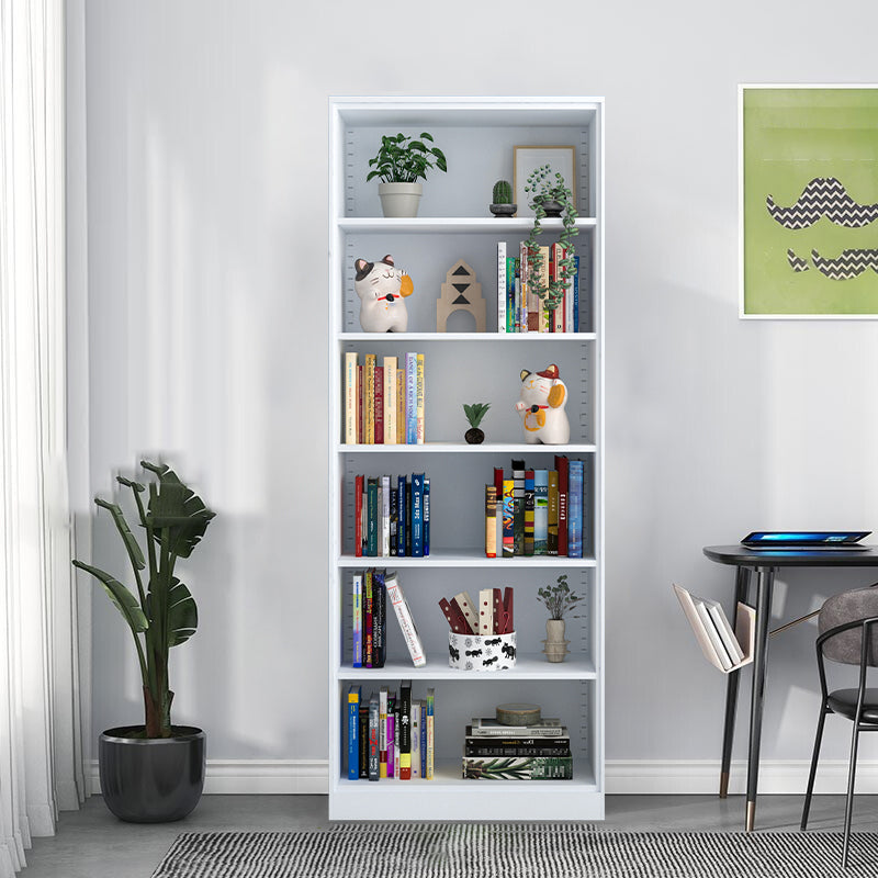 13" Wide Modern Bookshelf Closed Back Bookcase with Rectangular Shelves