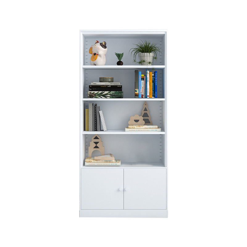 13" Wide Modern Bookshelf Closed Back Bookcase with Rectangular Shelves
