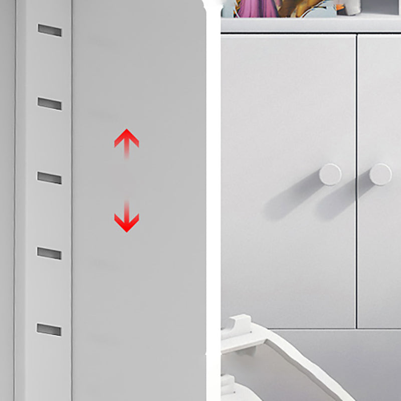 13" Wide Modern Bookshelf Closed Back Bookcase with Rectangular Shelves