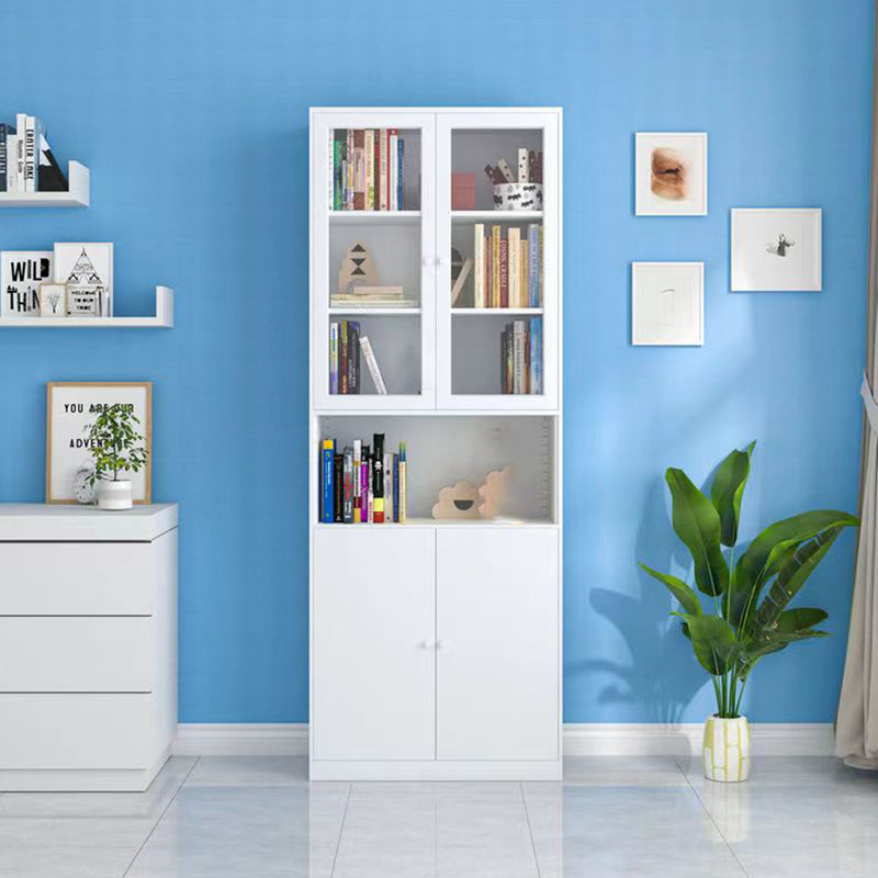 13" Wide Modern Bookshelf Closed Back Bookcase with Rectangular Shelves