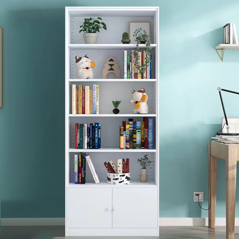 13" Wide Modern Bookshelf Closed Back Bookcase with Rectangular Shelves