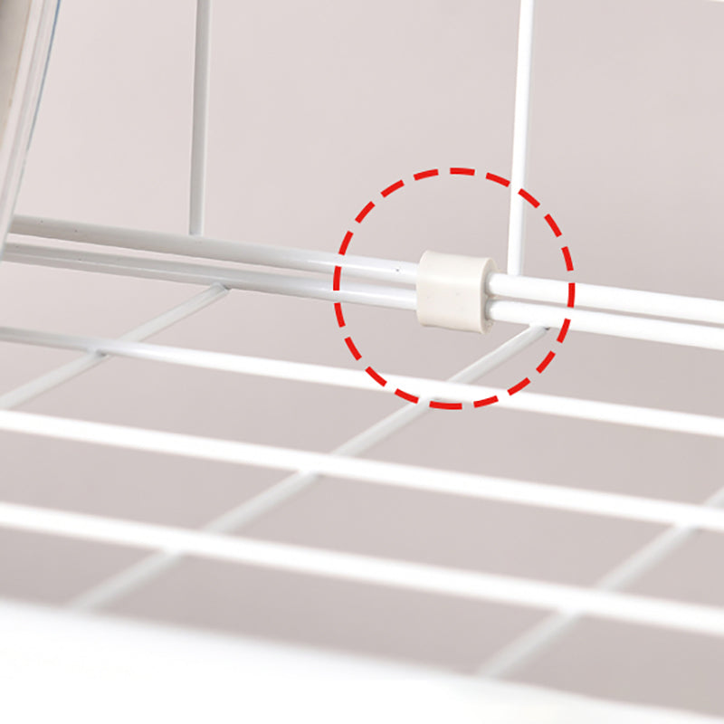 Modern Metal Bookcase Vertical Etagere Open Back Bookshelf in Burnish