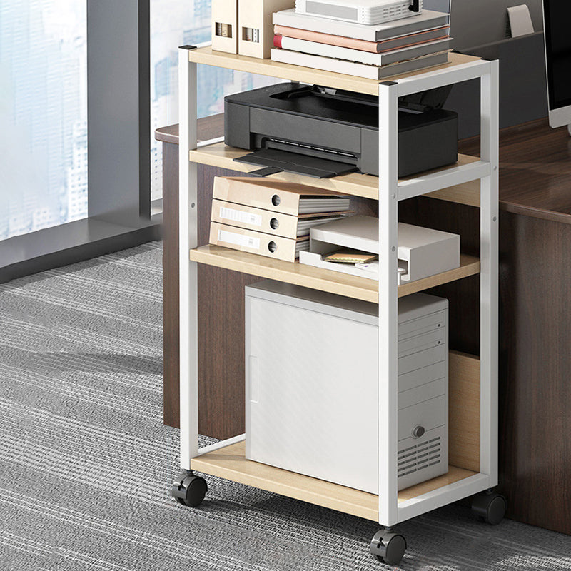 Adjustable and Metal Bookcase 11.8-inch Wide Contemporary Bookshelf