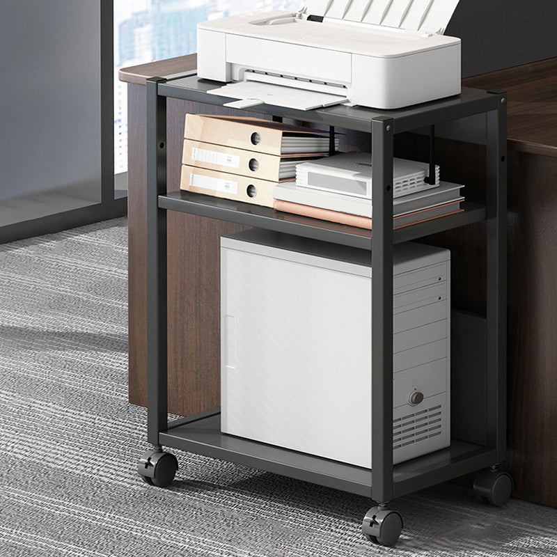 Adjustable and Metal Bookcase 11.8-inch Wide Contemporary Bookshelf