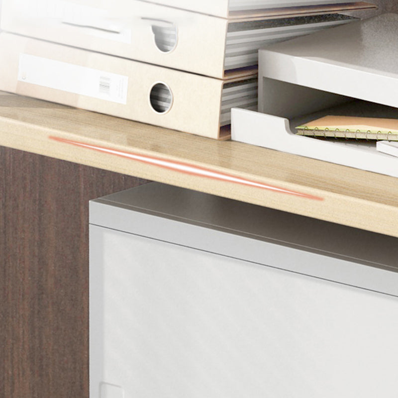 Adjustable and Metal Bookcase 11.8-inch Wide Contemporary Bookshelf