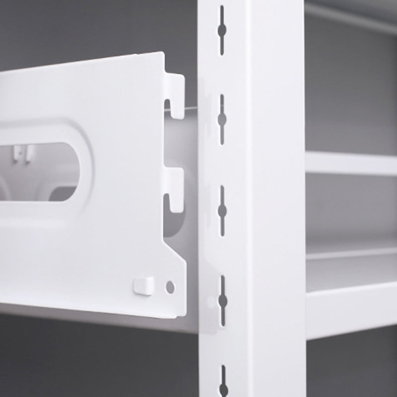 Standard Metal Bookshelf 5 Tiers Contemporary Bookcase for Home Office 78.7"H