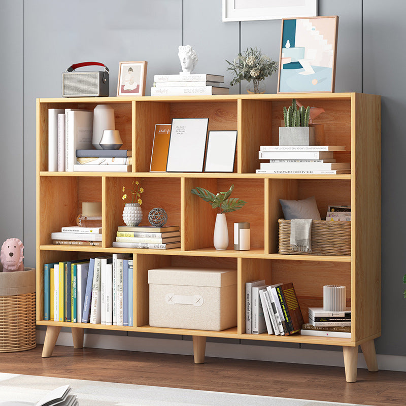 Modern Engineered Wood Bookcase Cube Bookshelf for Any Room, 42.1" H X 9.4" W