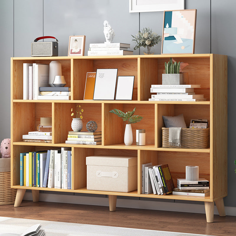 Modern Engineered Wood Bookcase Cube Bookshelf for Any Room, 42.1" H X 9.4" W