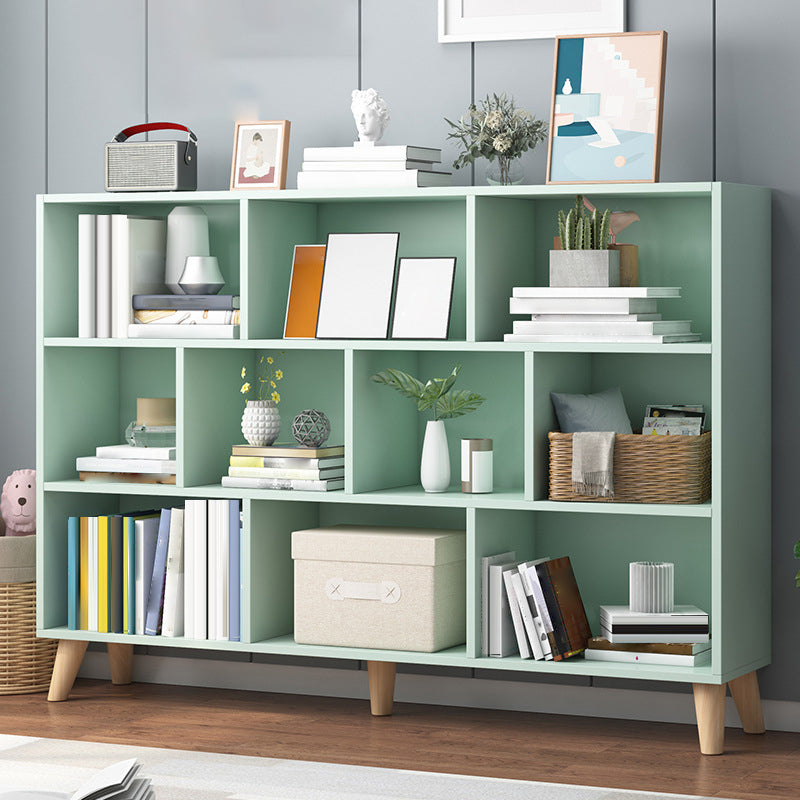 Modern Engineered Wood Bookcase Cube Bookshelf for Any Room, 42.1" H X 9.4" W
