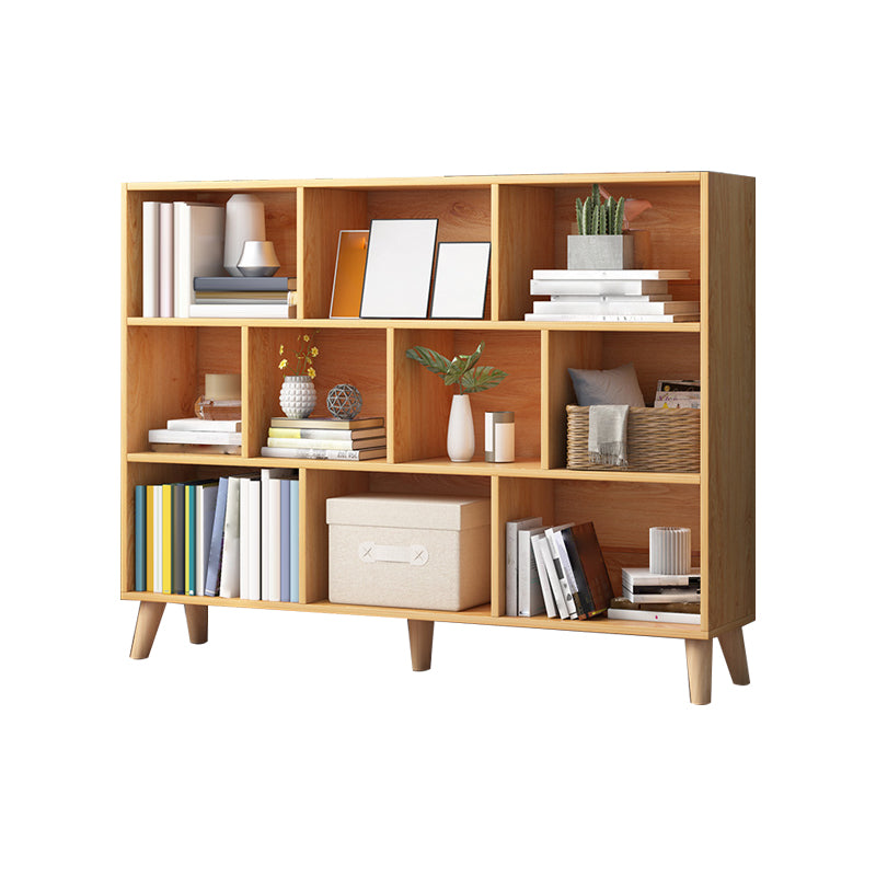 Modern Engineered Wood Bookcase Cube Bookshelf for Any Room, 42.1" H X 9.4" W